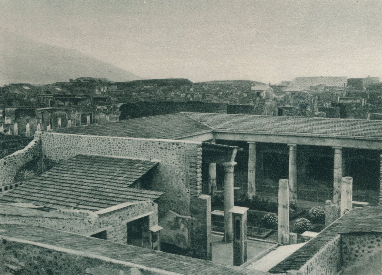A Vettii háza, Pompeii, Olaszország, 1927 alkotó: Eugen Poppel
