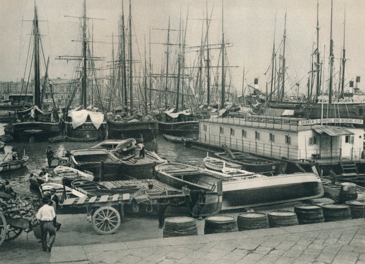 Nápoly kikötője, Olaszország, 1927 alkotó: Eugen Poppel