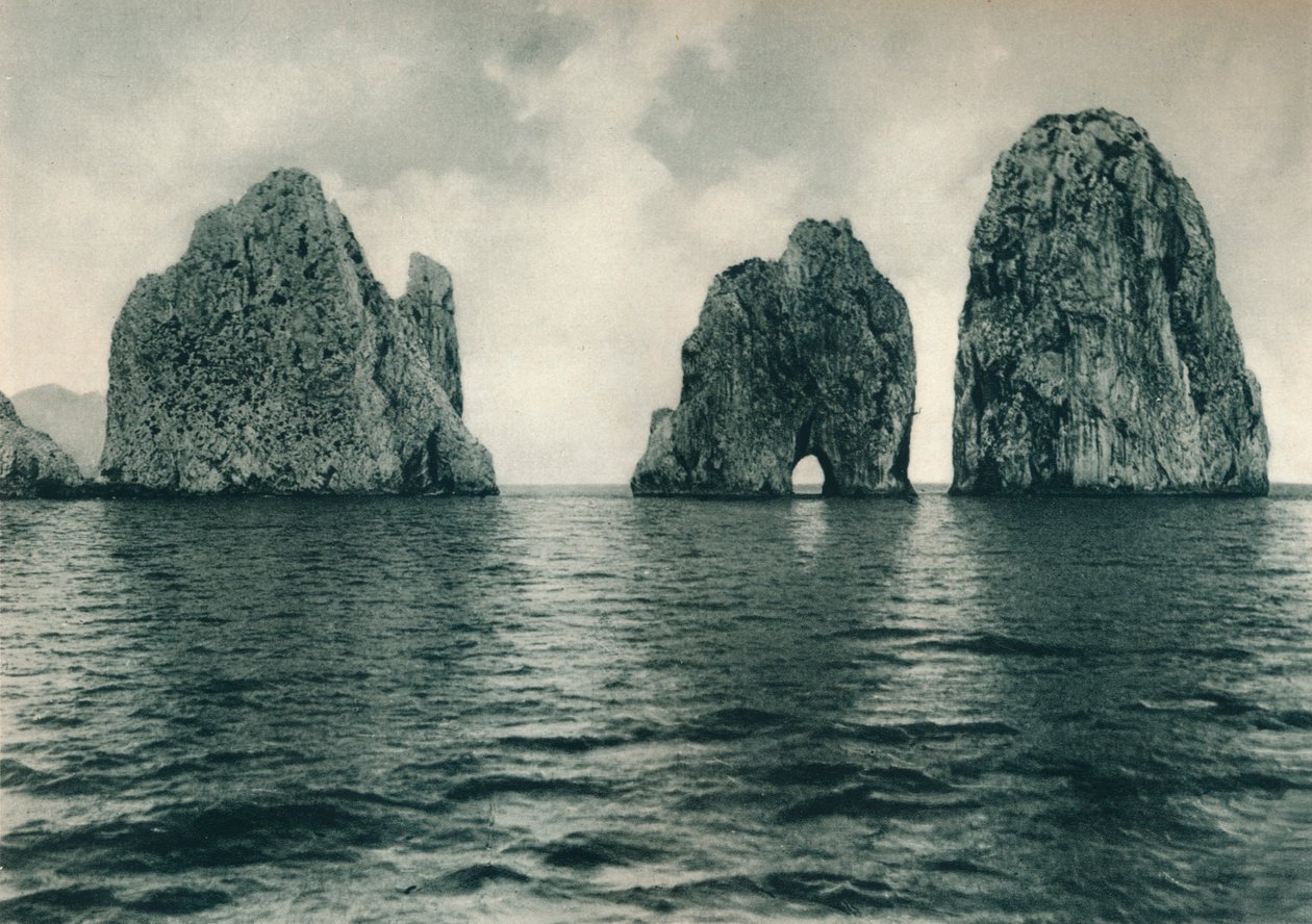 A Faraglioni, Capri, Olaszország, 1927 alkotó: Eugen Poppel