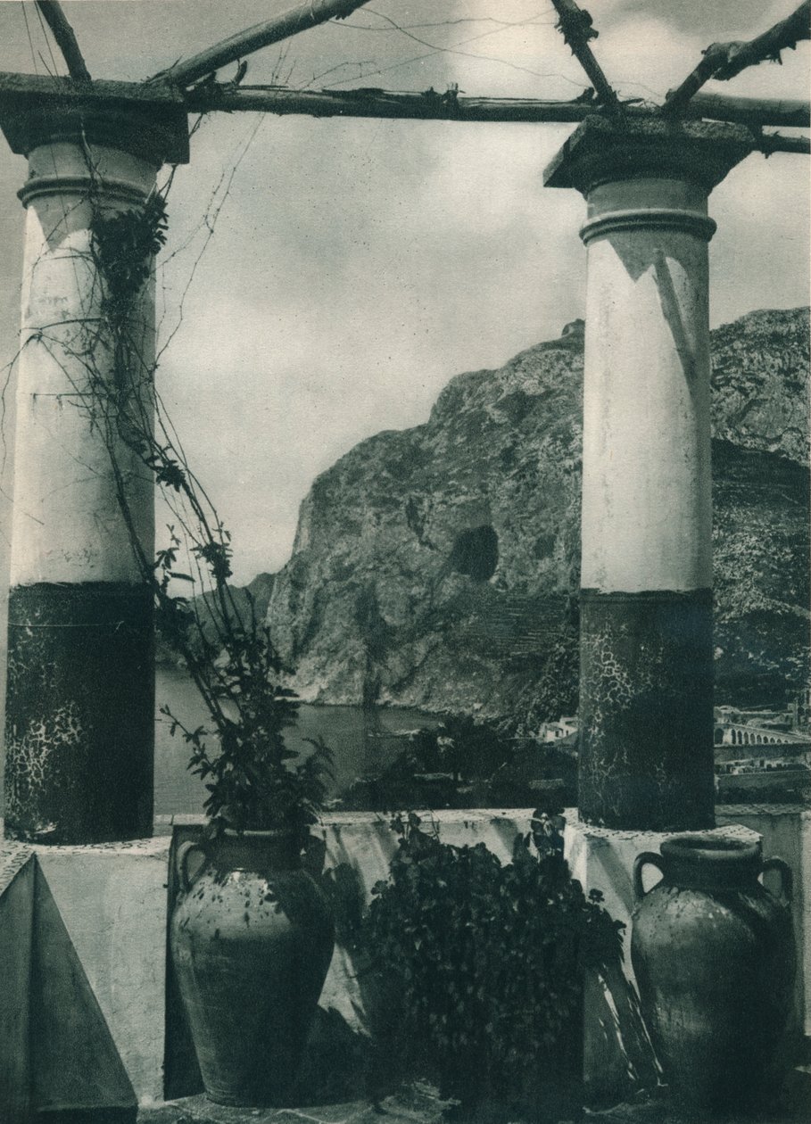 Monte Solaro kilátása, Capri, Olaszország, 1927 alkotó: Eugen Poppel