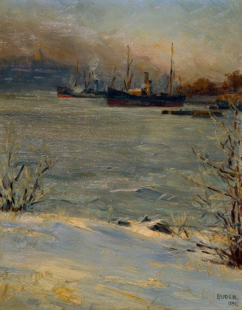 Angbatar Beckholmenben, Stockholmban alkotó: Eugen Prinz von Schweden