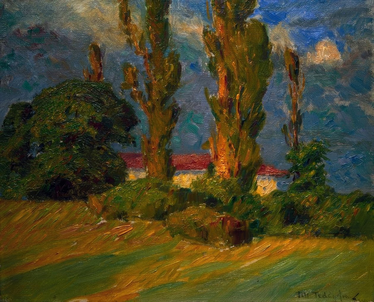 Egy utolsó napfény, Sketch alkotó: Eugen Prinz von Schweden