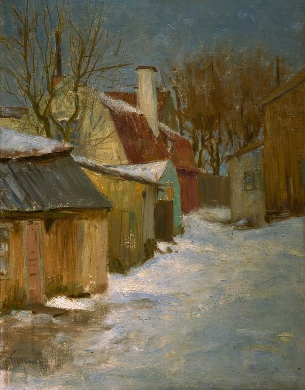 A stockholmi Fjällgatanból alkotó: Eugen Prinz von Schweden