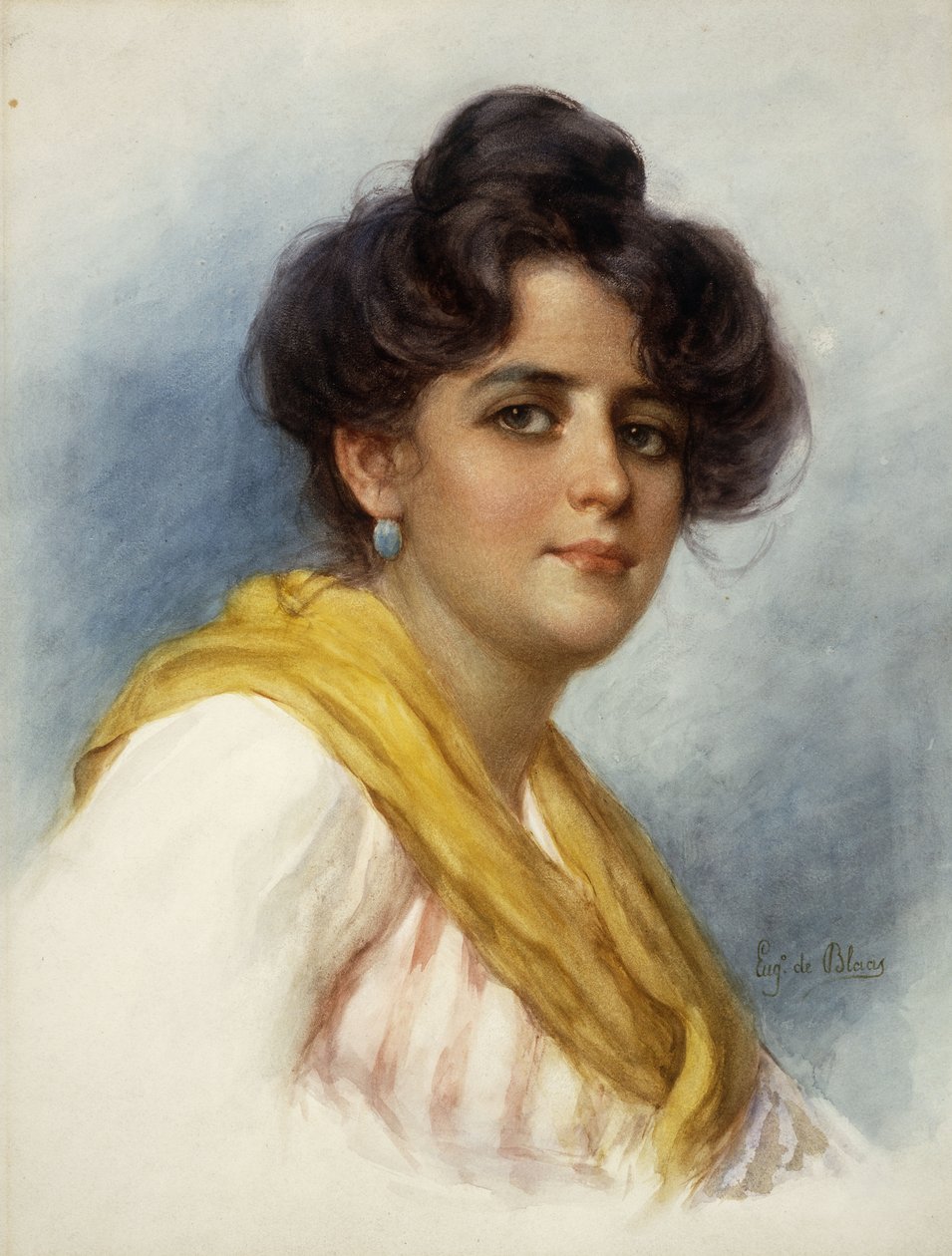 Egy olasz szépség, alkotó: Eugen von Blaas