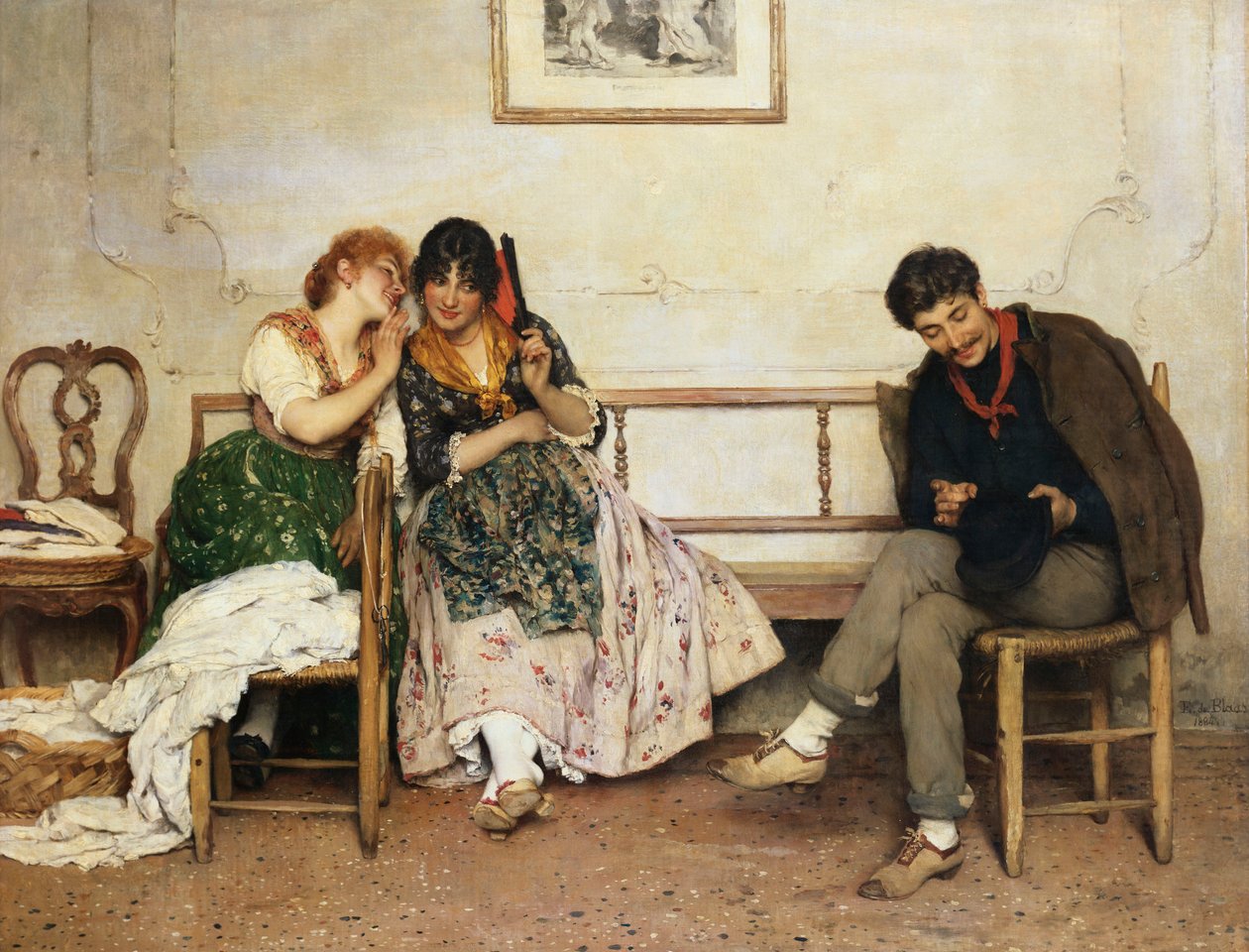A szeretet javaslata, 1884 alkotó: Eugen von Blaas
