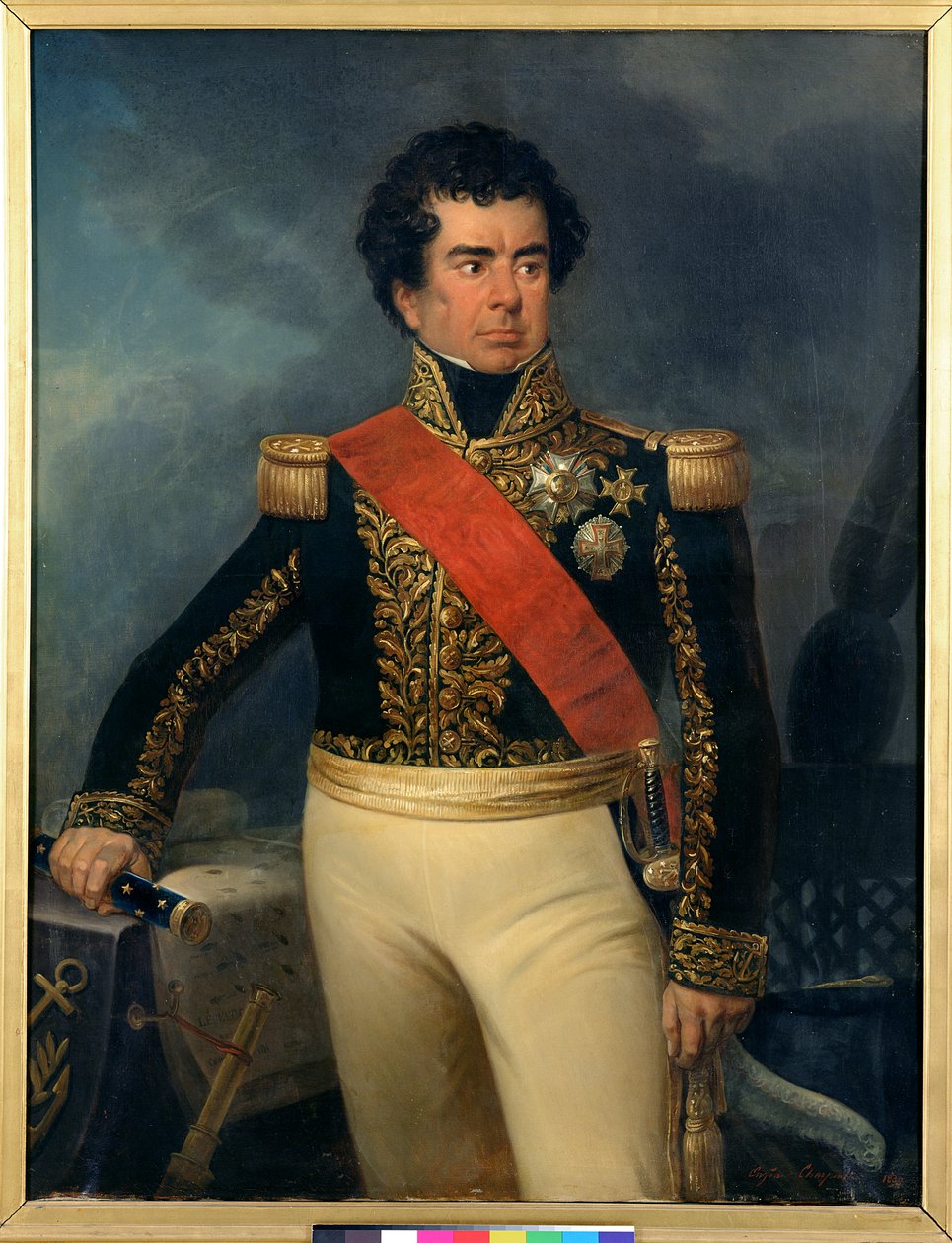 Victor-Guy (1775-1846) Duperre báró portréja, 1839 alkotó: Eugene Charpentier