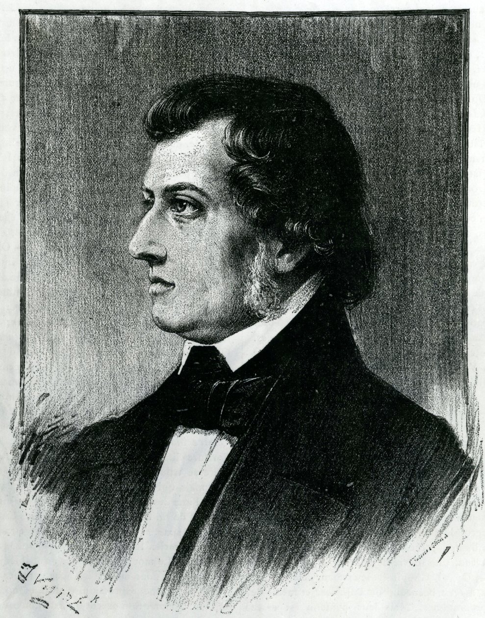 Frederic Chopin (1810-49) alkotó: Ferdinand Victor Eugene Delacroix