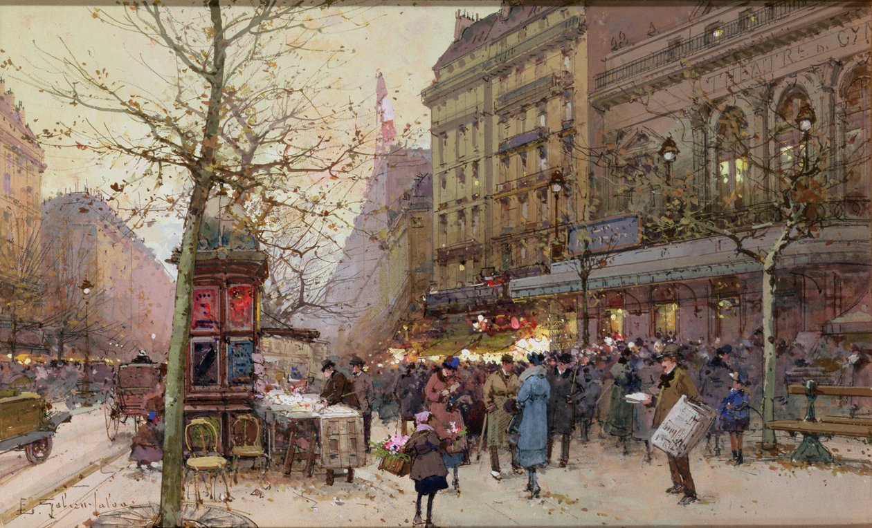 A Nagy sugárutak alkotó: Eugene Galien Laloue