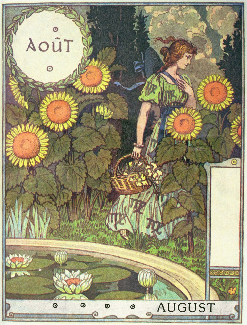 augusztus alkotó: Eugene Grasset