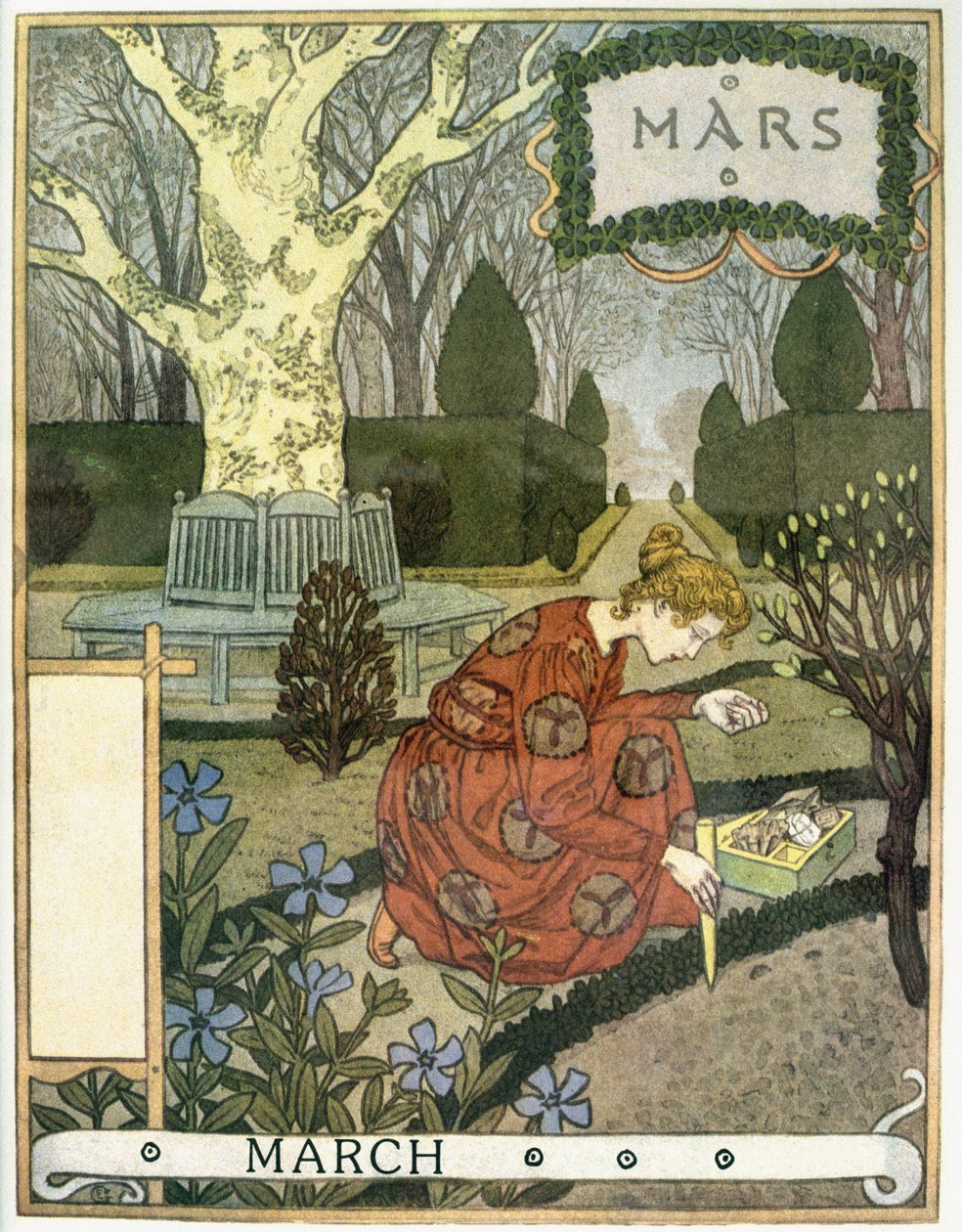 március alkotó: Eugene Grasset