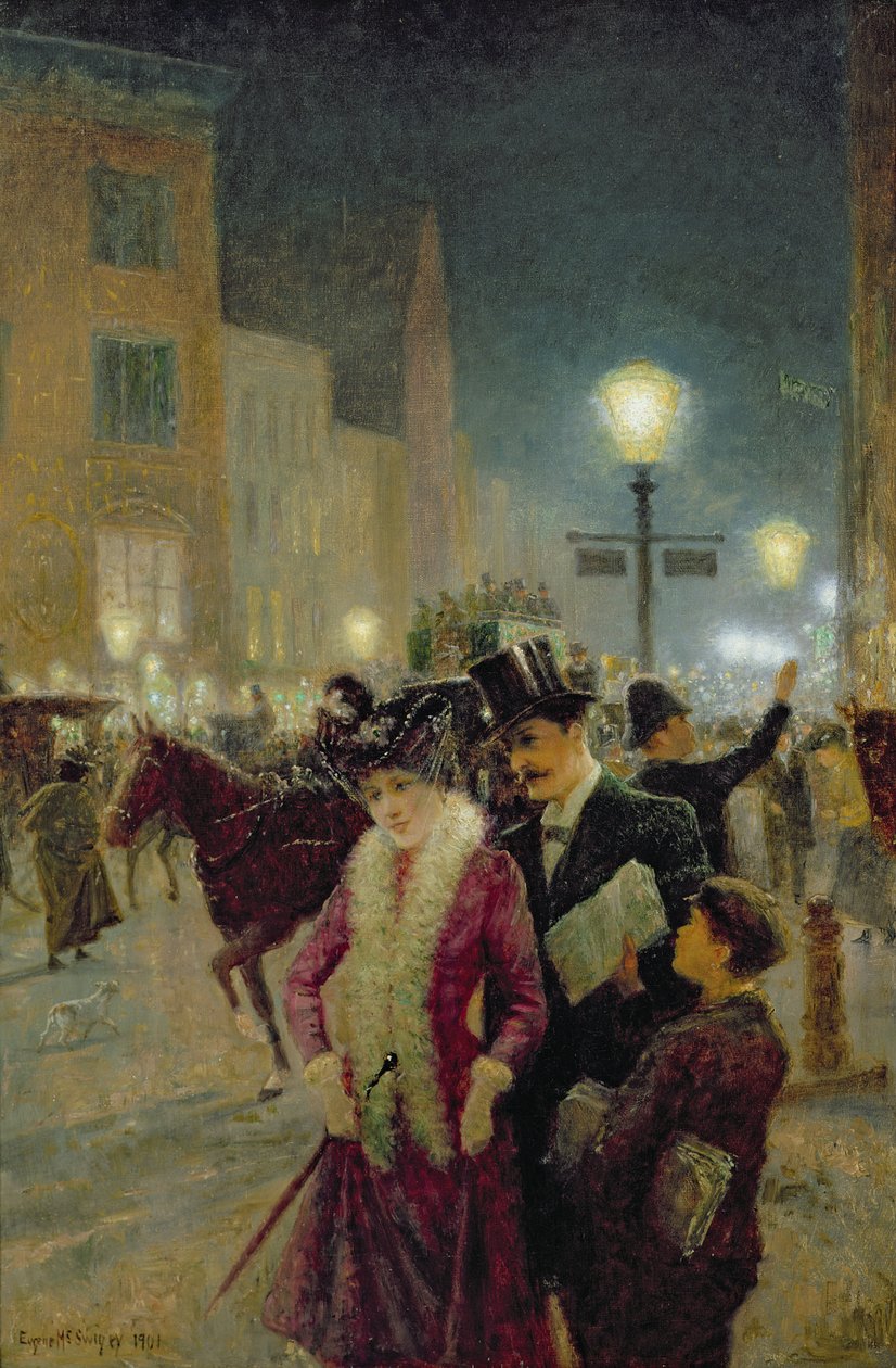 Edward korabeli London, 1901 alkotó: Eugene Joseph McSwiney