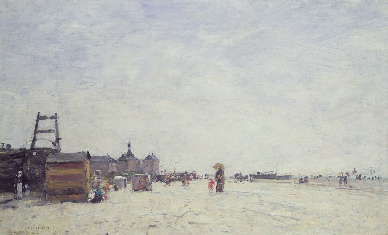 Berck-Plage, 1890 alkotó: Eugene Louis Boudin