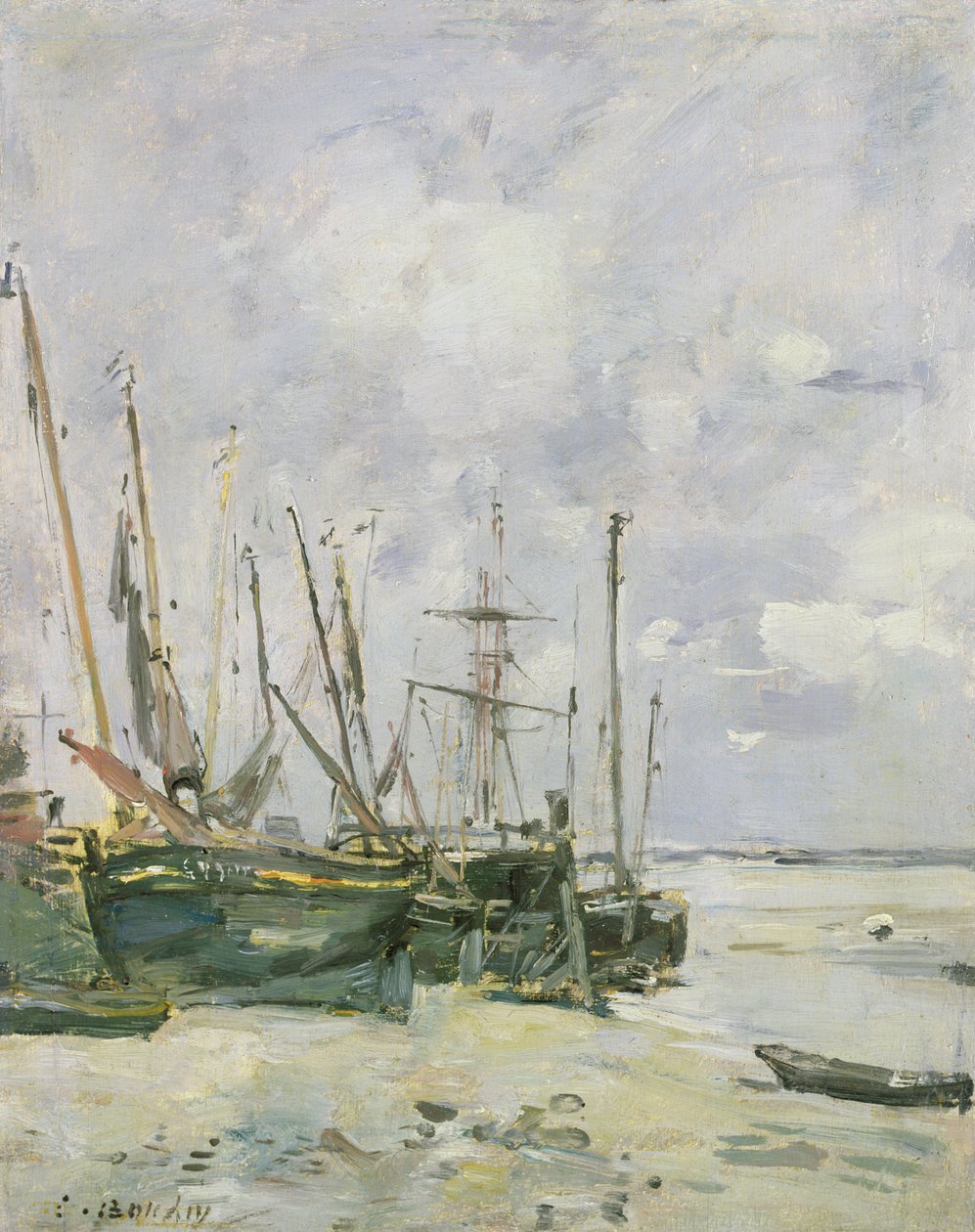 Csónakok, 1888-95 alkotó: Eugene Louis Boudin