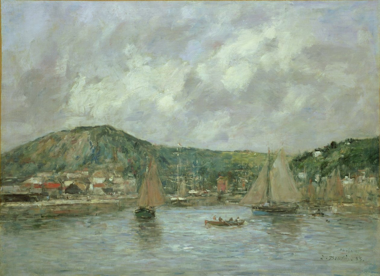 Cherbourg, 1883 alkotó: Eugene Louis Boudin