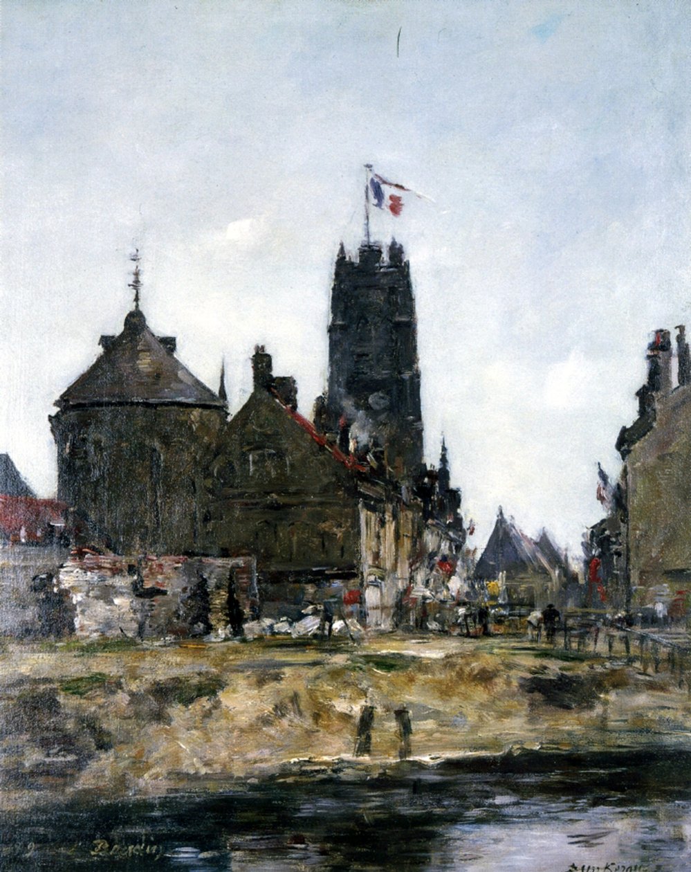 Dunkerque, Fesztiválnap, 1889 alkotó: Eugene Louis Boudin