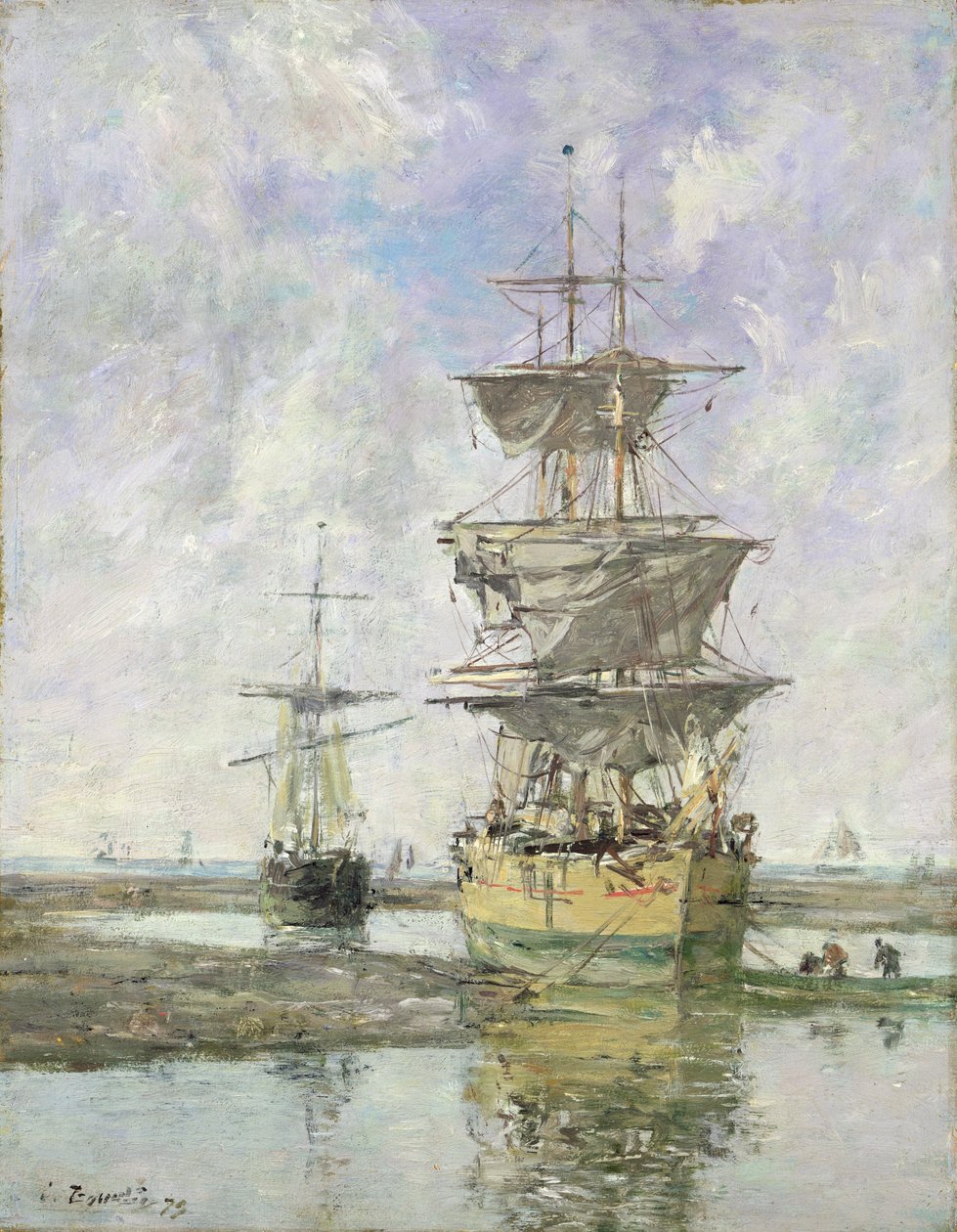 A nagy hajó, 1879 alkotó: Eugene Louis Boudin