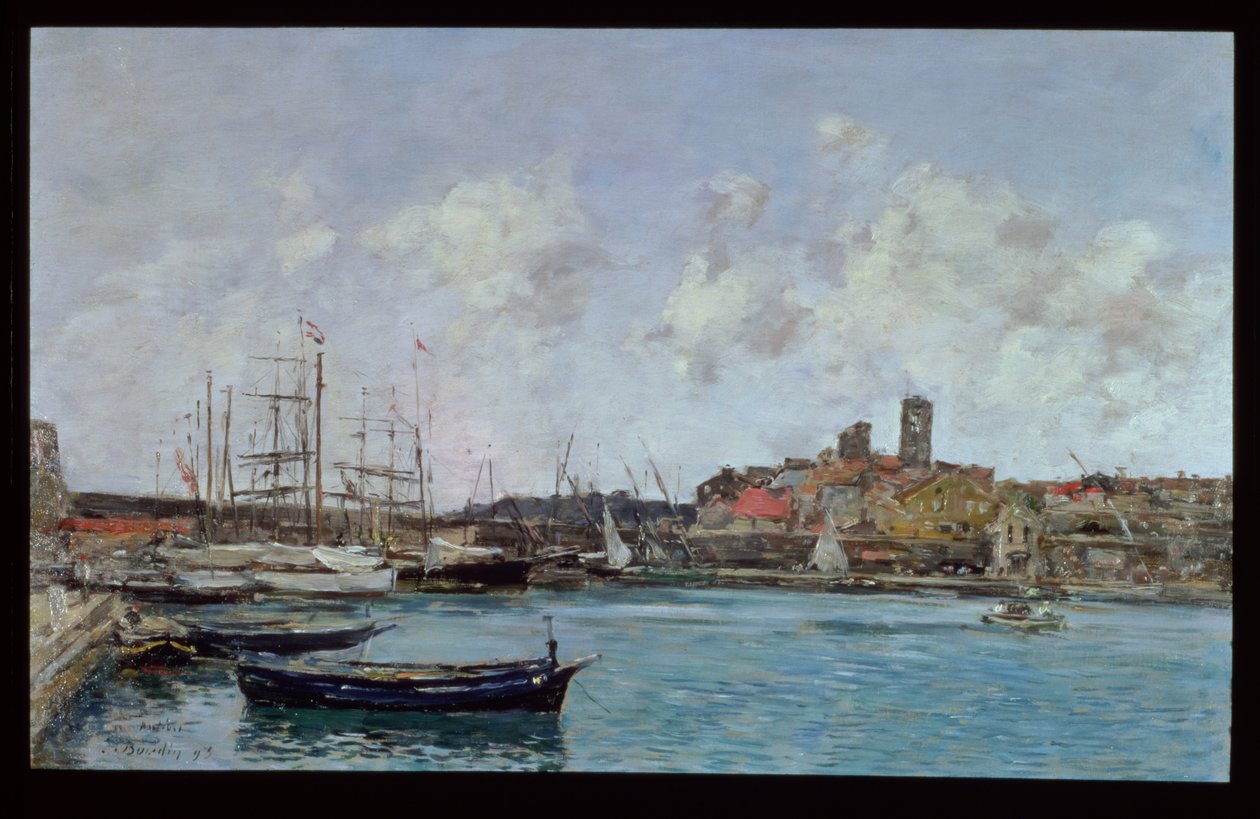 Antibes látképe, 1893 alkotó: Eugene Louis Boudin