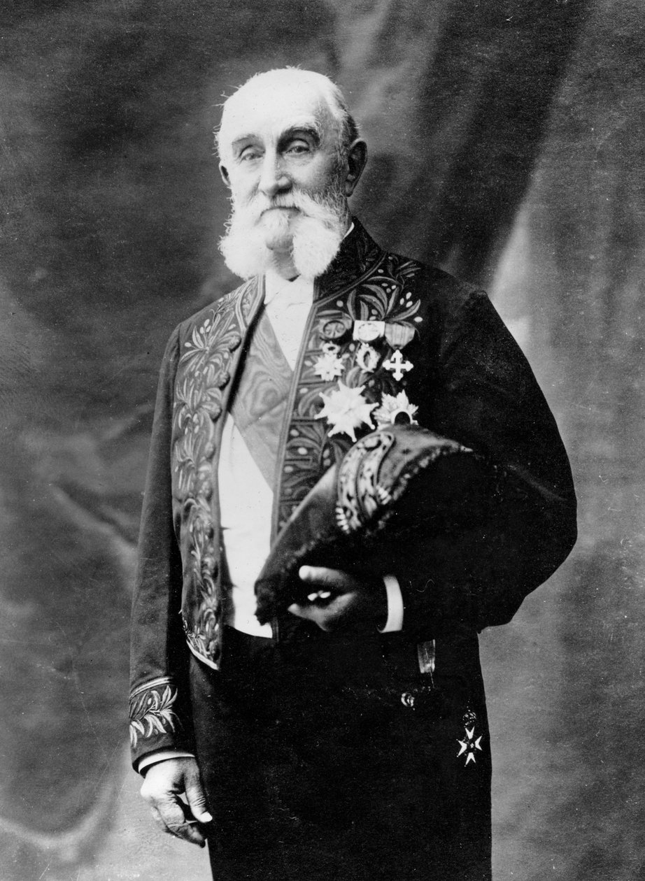 Alfred Grandidier portréja, 1885 körül alkotó: Eugene Pirou