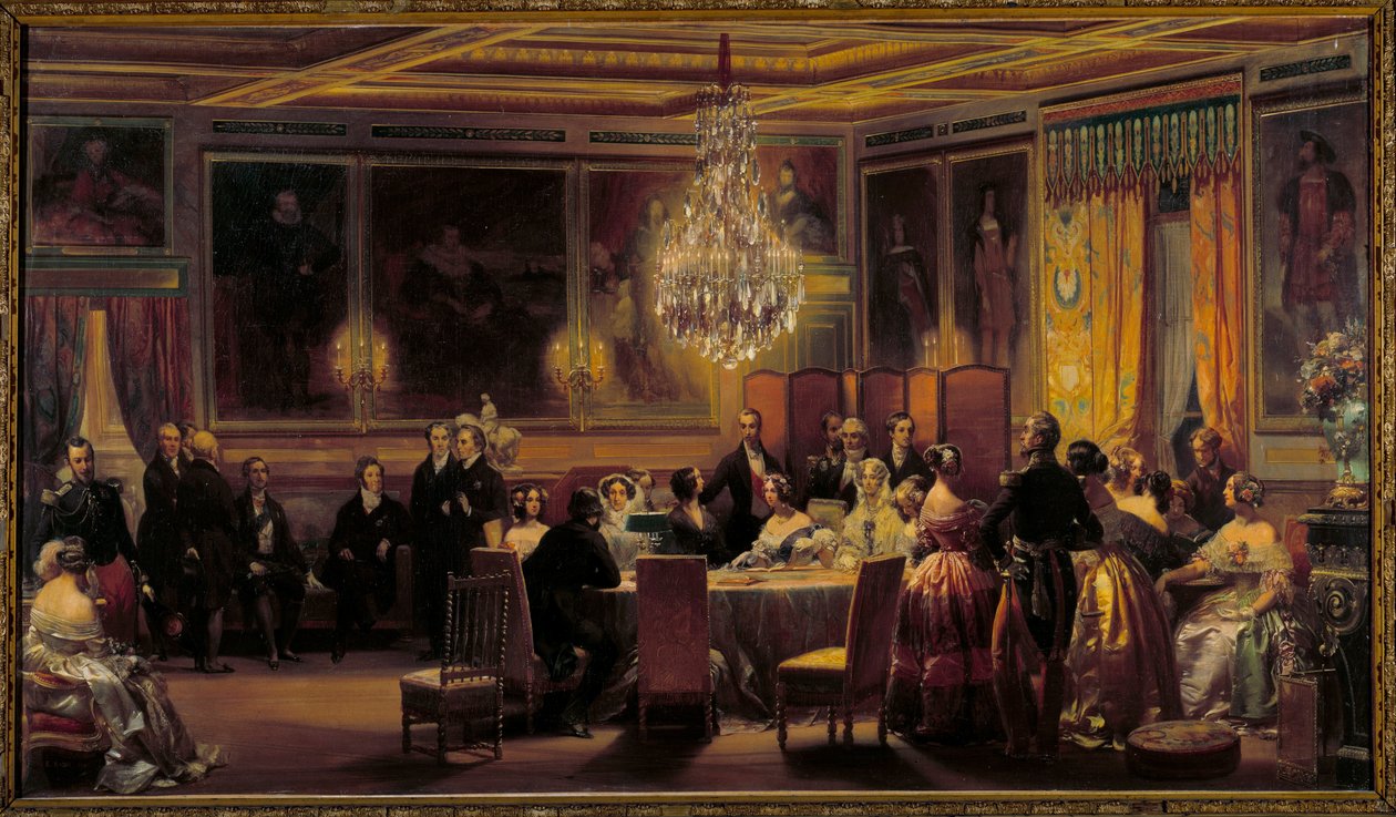 Szeptember 3-án fogadás Viktória királynő és Albert herceg tiszteletére a Chateau d