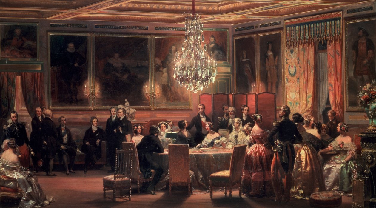 Fogadás Viktória királynő tiszteletére a Chateau d