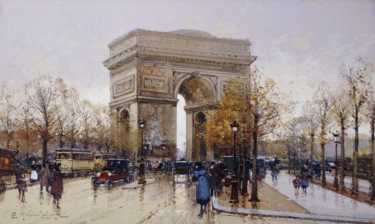 Diadalív, Párizs alkotó: Eugene Galien Laloue