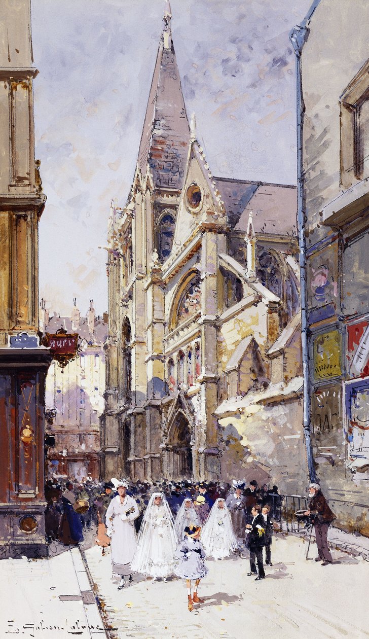 Kommunikátorok Párizsban alkotó: Eugene Galien Laloue