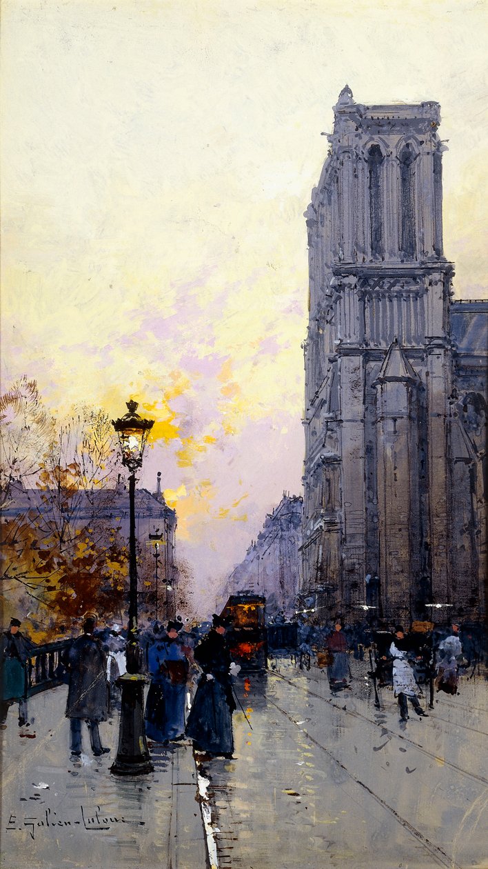 Párizsi Notre Dame alkotó: Eugene Galien Laloue