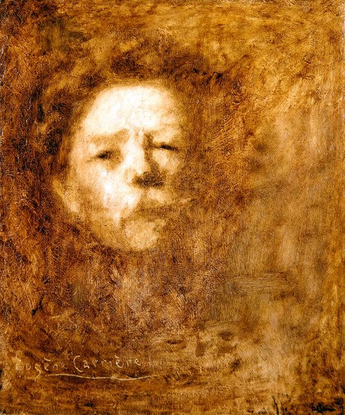 Eugene Carriere portréja (olaj, vászon) alkotó: Eugene (after) Carriere