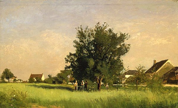 Tájkép alkotó: Eugene Antoine Samuel Lavieille