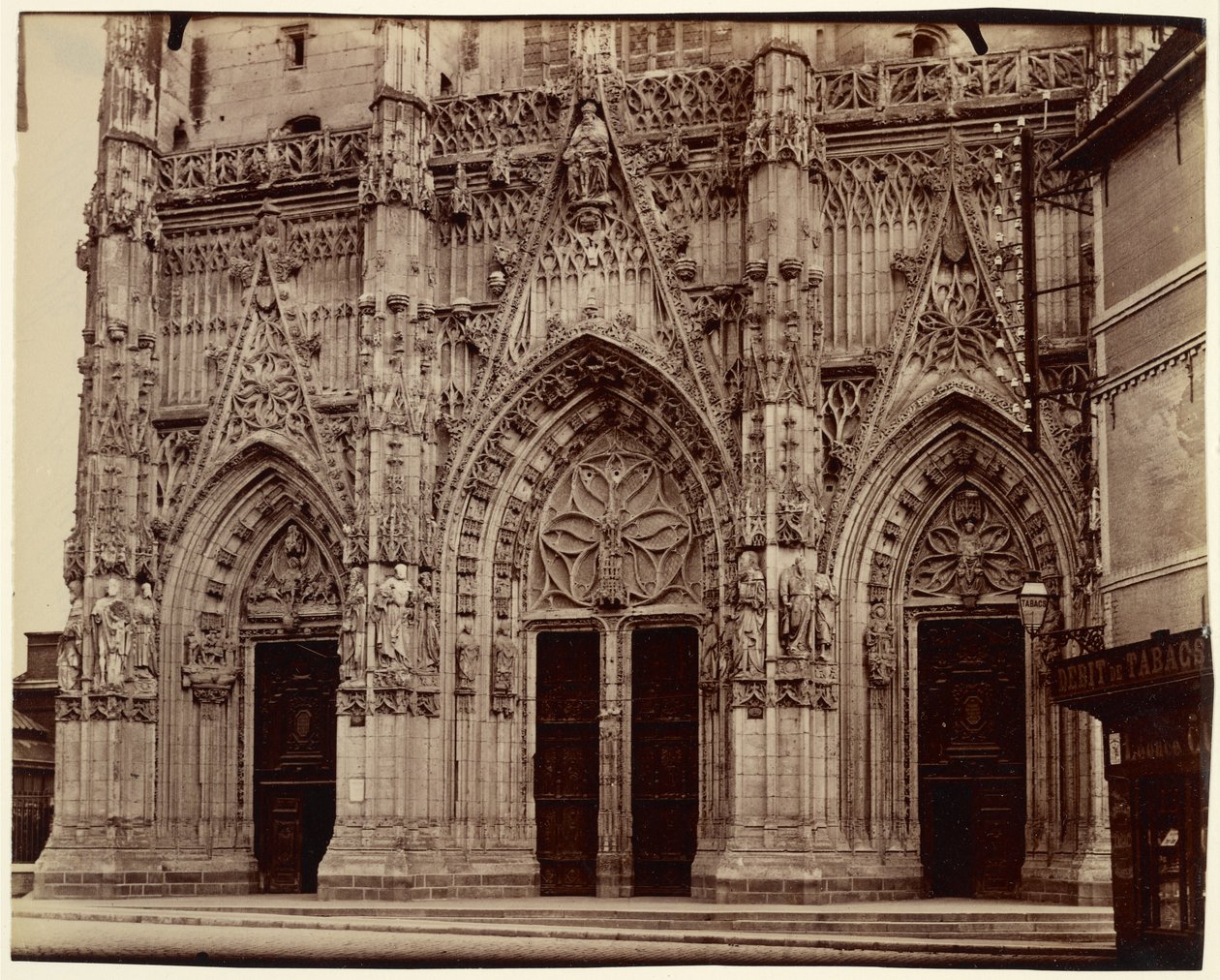 Abbeville, Saint-Vulfran alkotó: Eugène Atget