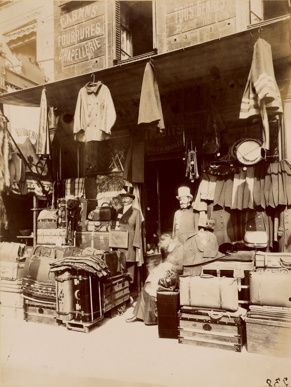 Üzlet - rue du Petit Thomas alkotó: Eugène Atget