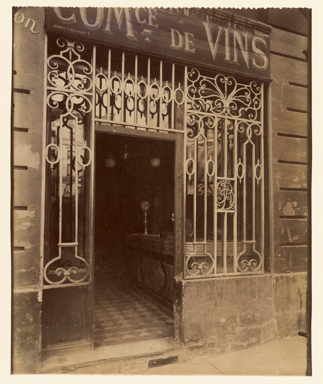 Kabaré, Rue du Four 10. alkotó: Eugène Atget