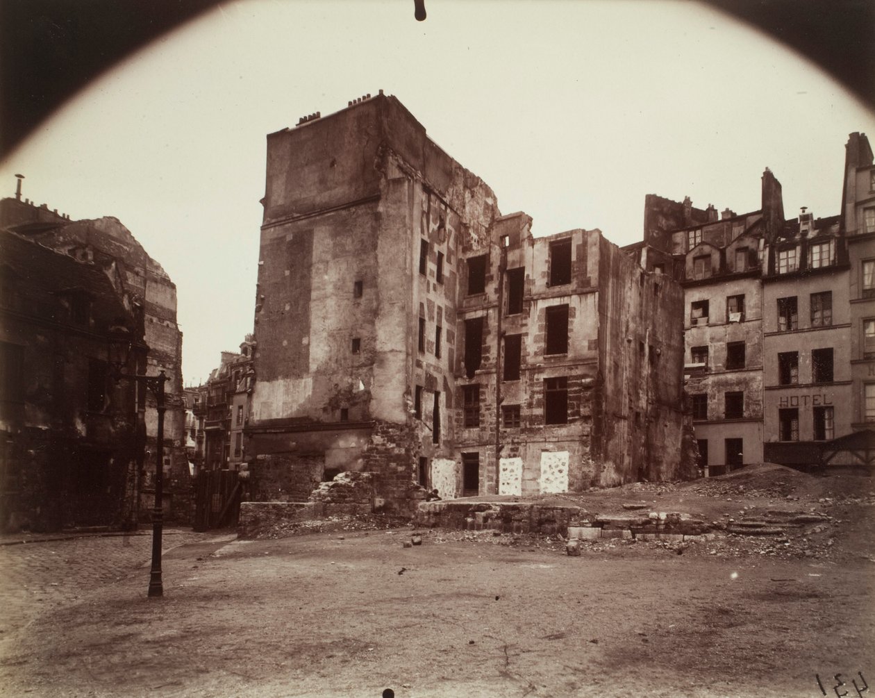 Sarok, rue du Cimetière Saint-Benoît alkotó: Eugène Atget