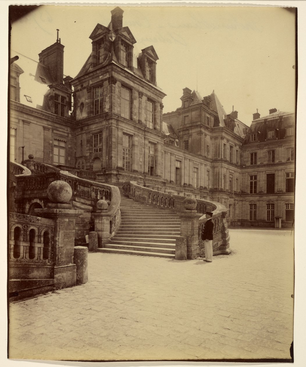 Fontainebleau - A búcsúk udvara alkotó: Eugène Atget