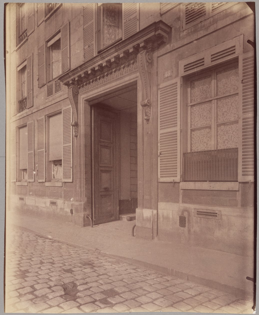 Hôtel Richelieu, quai de Béthune 18. alkotó: Eugène Atget