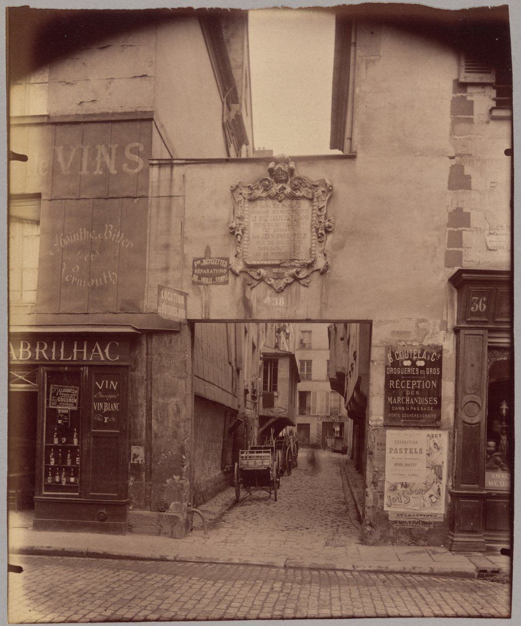 Barbette zsákutca alkotó: Eugène Atget