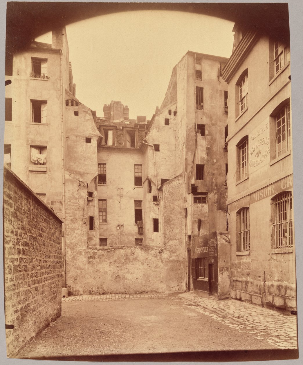 Du Bœuf zsákutca, rue Valette alkotó: Eugène Atget