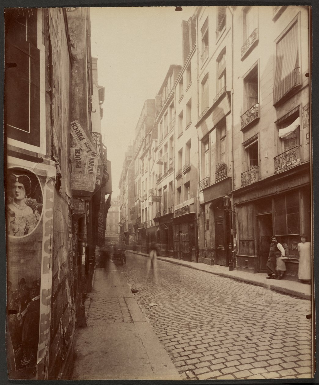 A Grenier Saint-Lazare utca 4., 6. és 8. szám alatti házak alkotó: Eugène Atget