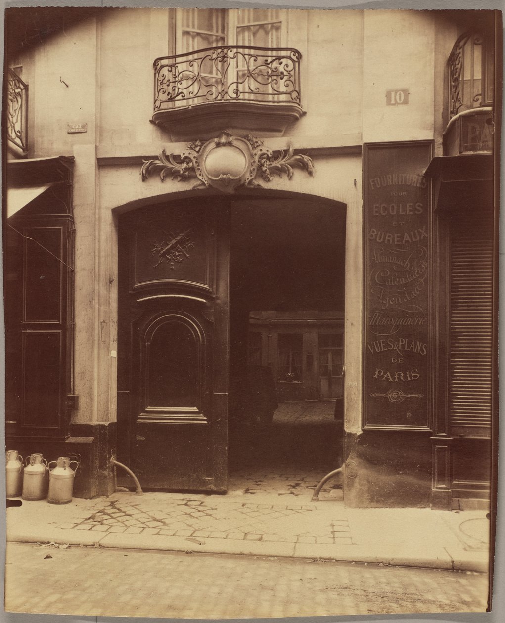 Ház, rue du Petit-Pont 10., lebontva alkotó: Eugène Atget