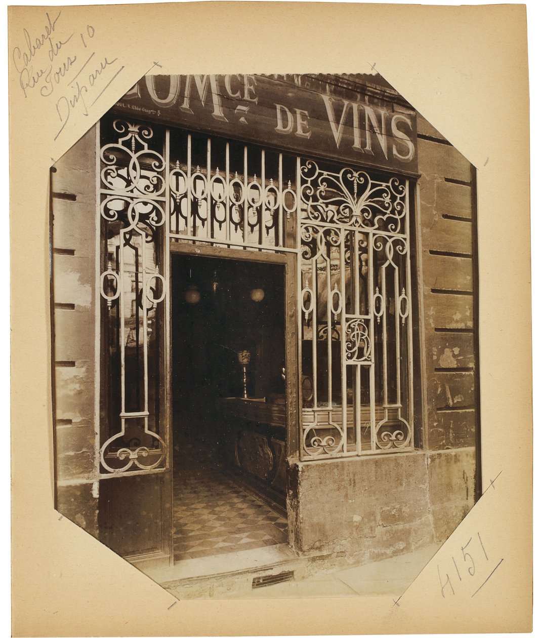 Oldal a "Documents for the History of Old Paris" albumból, 1910 körül (albumnyomat) (lásd még: 622596-600) alkotó: Eugène Atget
