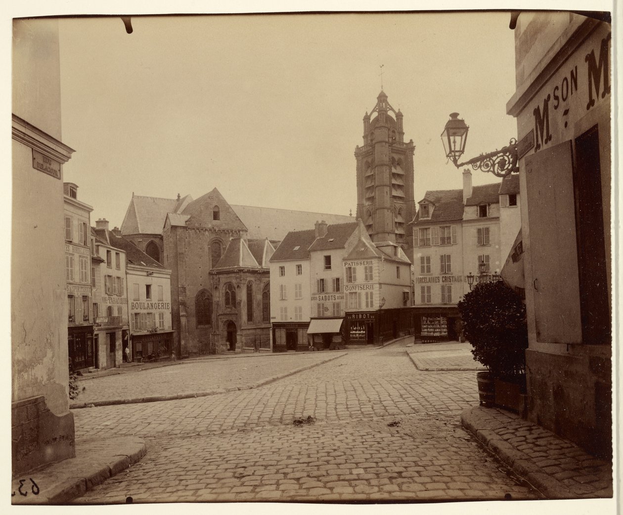 Pontoise, Place du Grand Martroy alkotó: Eugène Atget