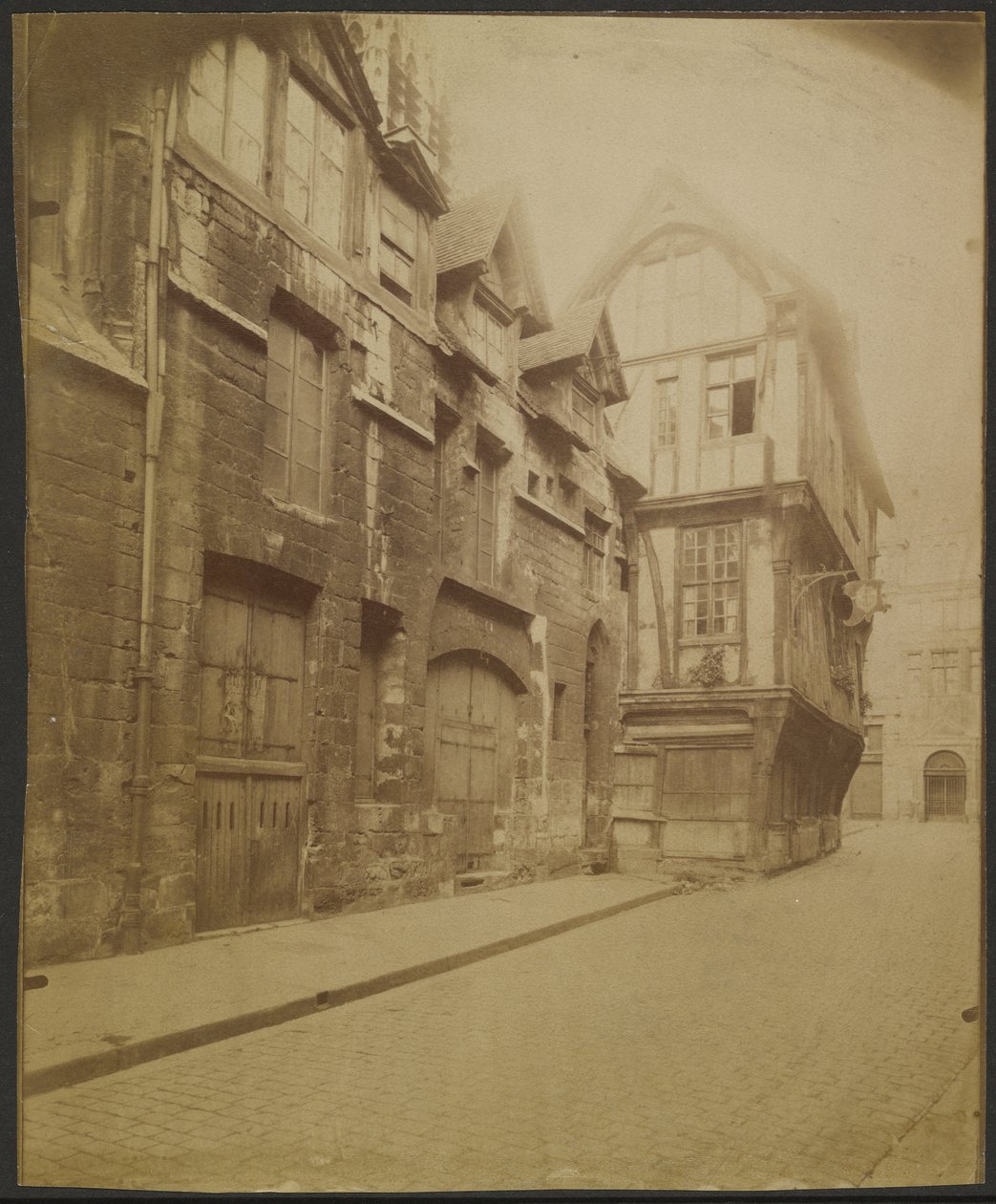 Rouen, ház a Saint-Romain utcában alkotó: Eugène Atget