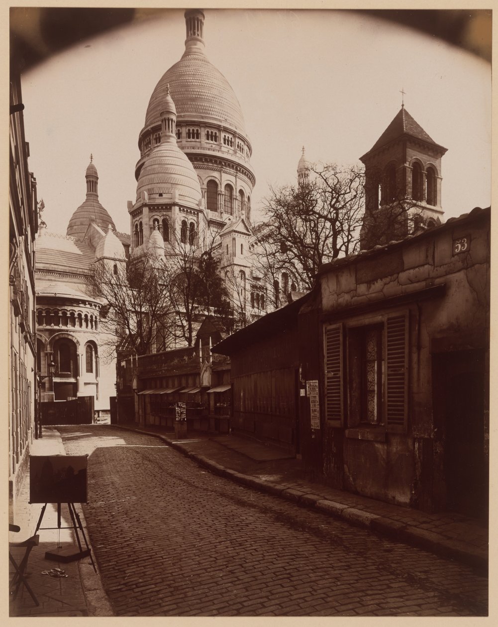Rue du Chevalier de la Barre alkotó: Eugène Atget