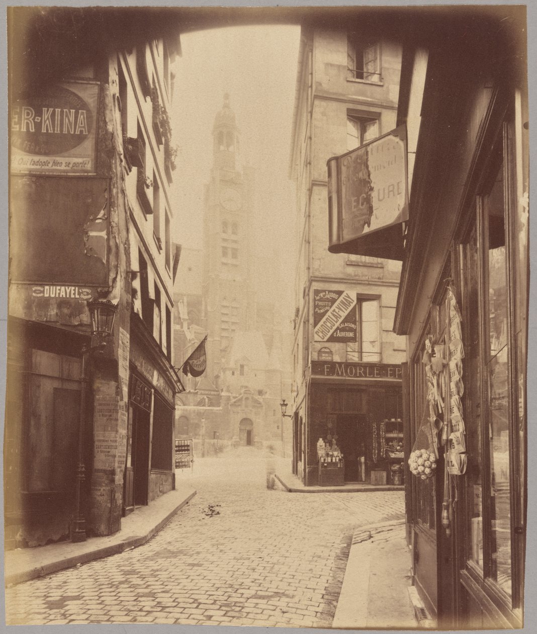 Saint-Étienne-du-Mont, rue de la Montagne Sainte-Geneviève alkotó: Eugène Atget