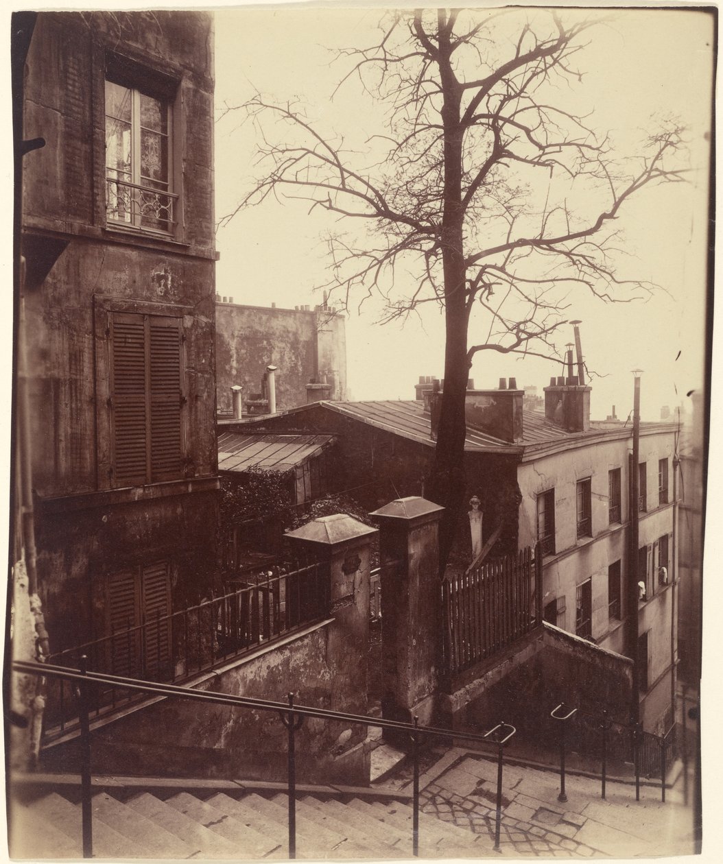 [Lépcsőház, Montmartre] alkotó: Eugène Atget