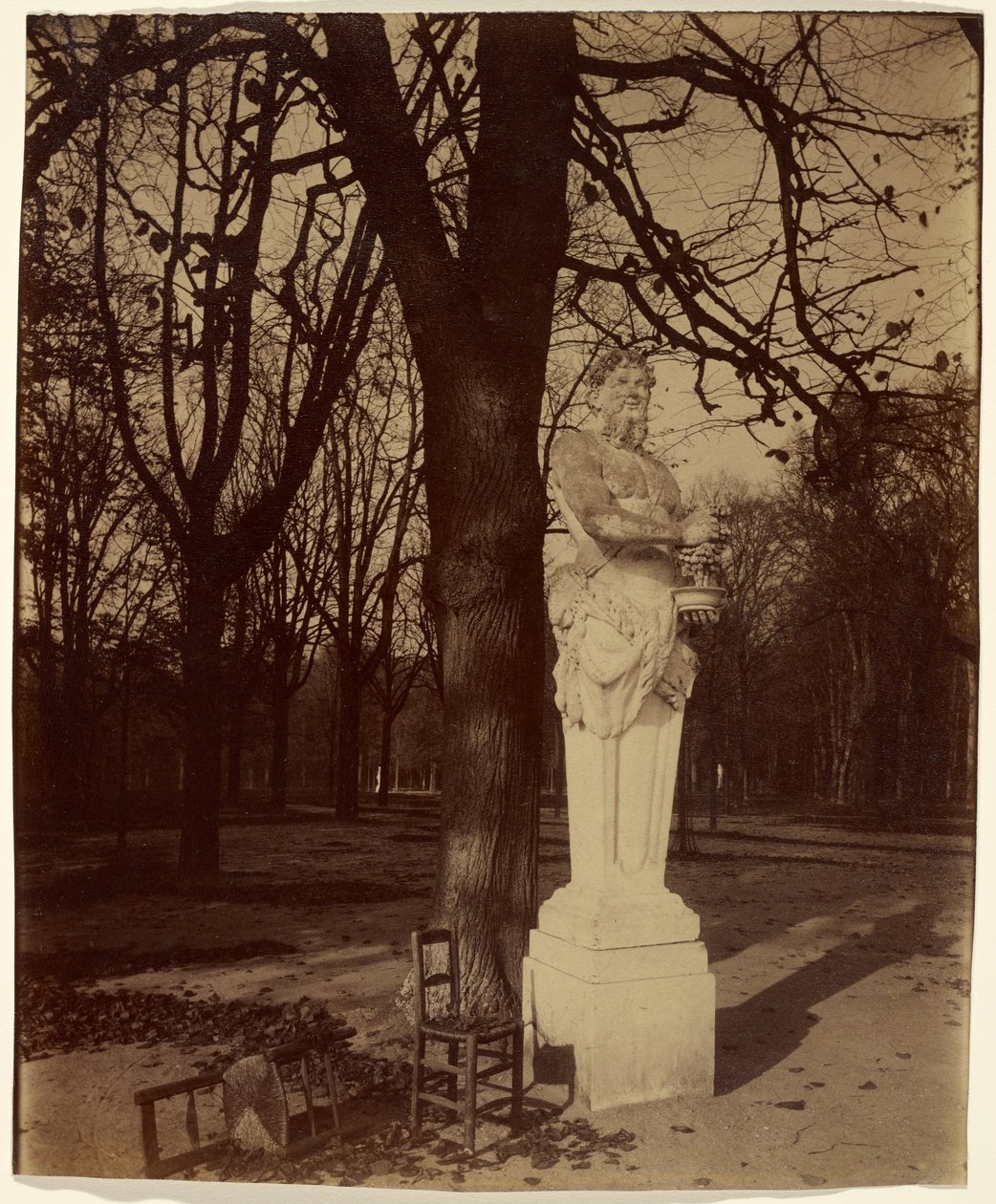 Versailles, a park egy sarka alkotó: Eugène Atget