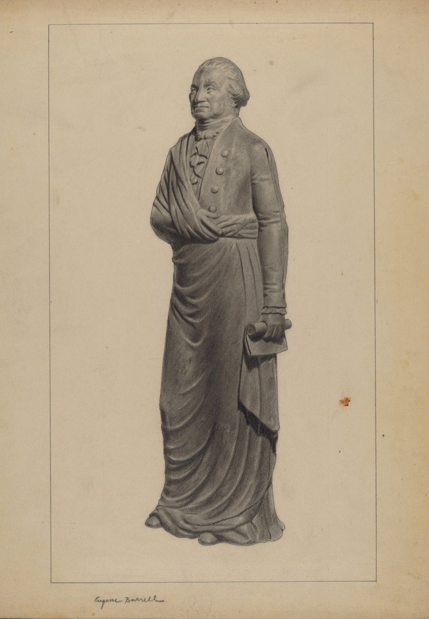 Öntöttvas figura alkotó: Eugene Barrell