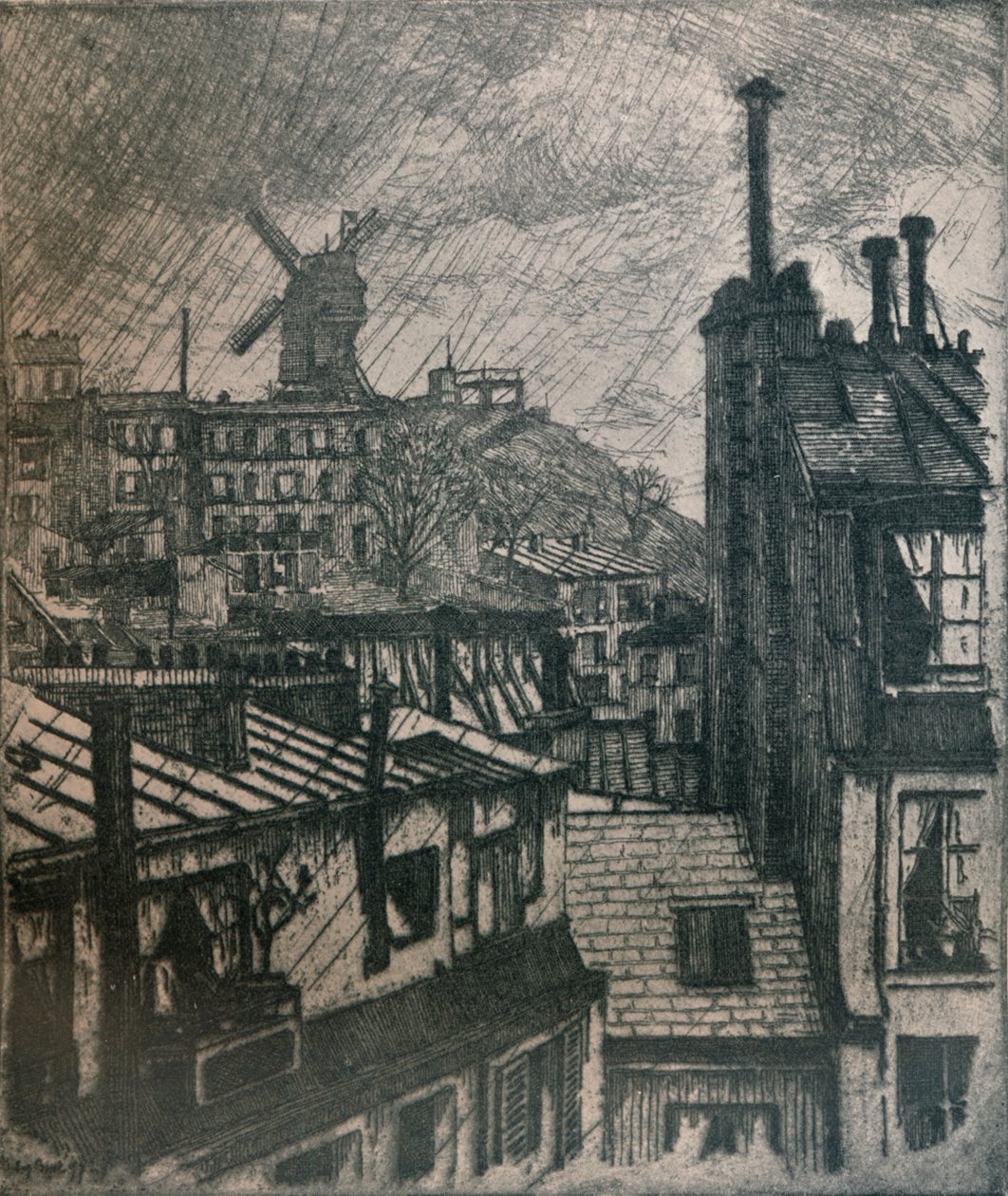 Montmartre, 1897 alkotó: Eugene Bejot