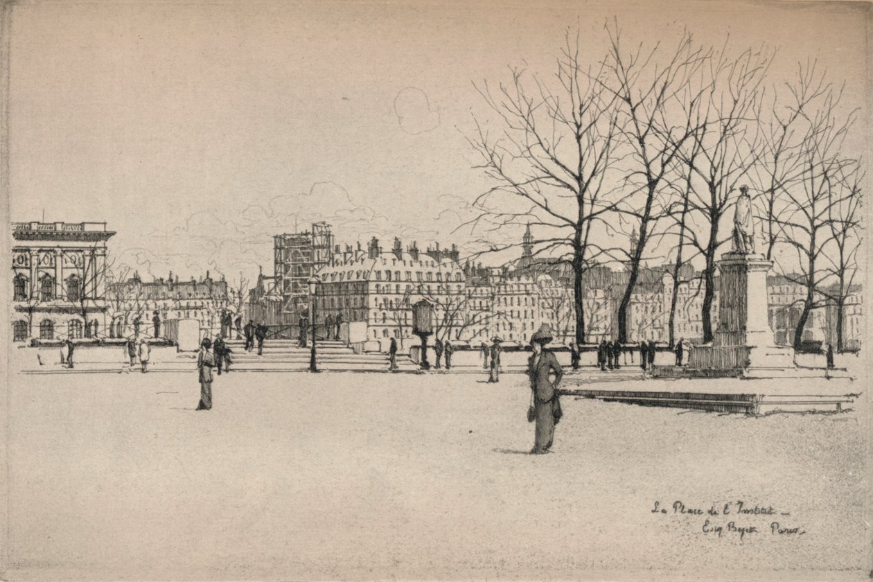 Place de lInstitut, 1915 alkotó: Eugene Bejot