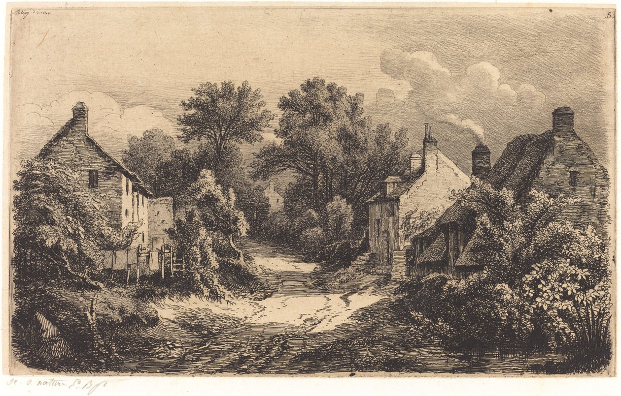 Le chemin de Garens (The Road to Garens) alkotó: Eugene Bléry